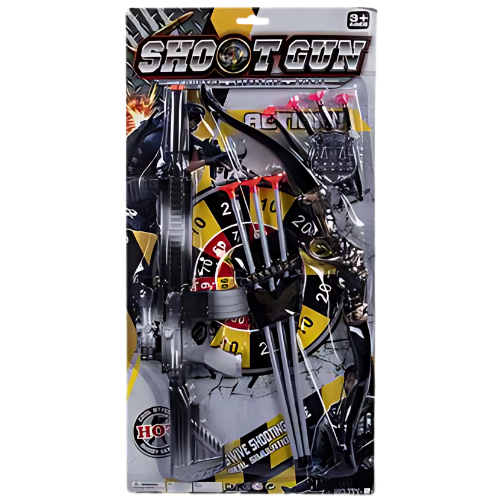 Gun rifle suction dart archery set 12pc